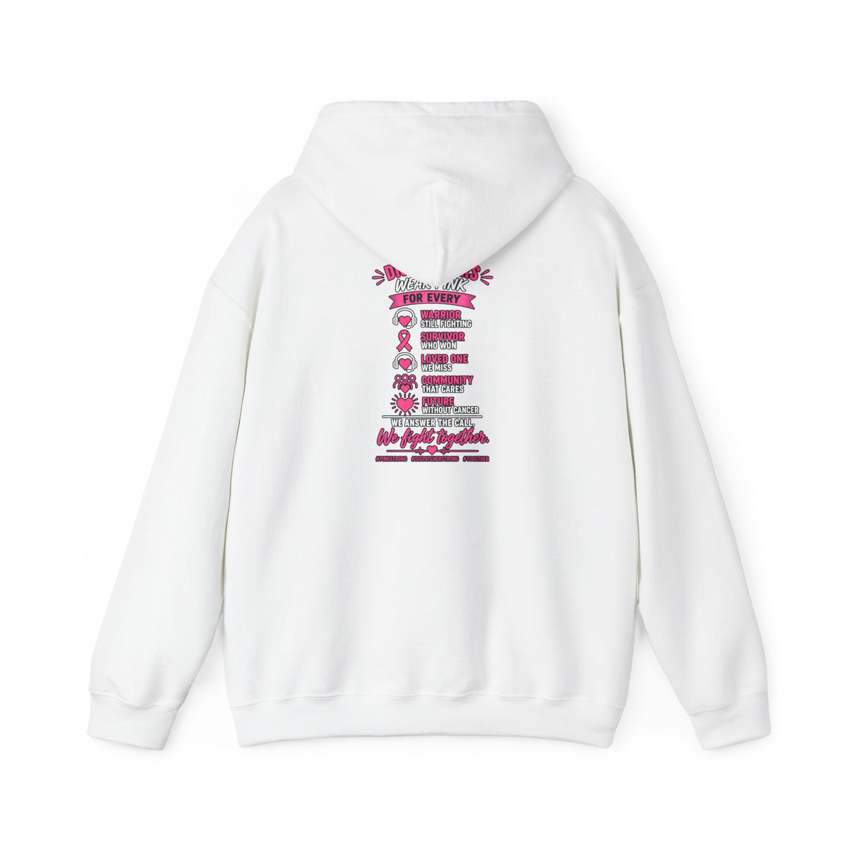 Breast Cancer Support 911 Dispatcher Hoodie