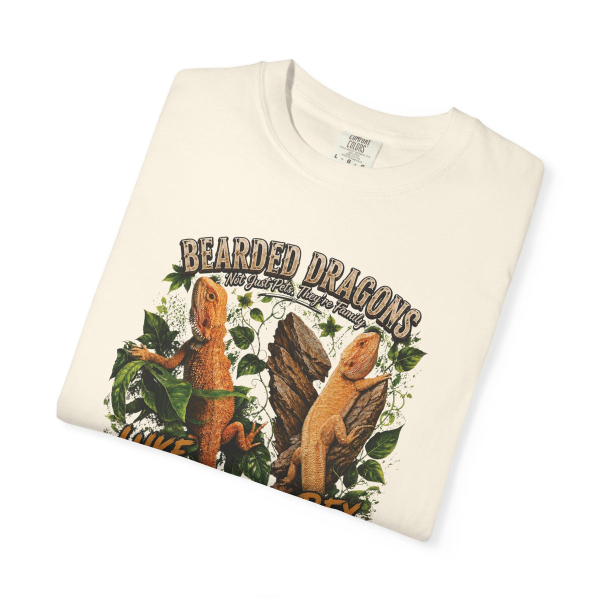 Bearded Dragons Illustration TShirt Luke Rex Reptile Lover Tee