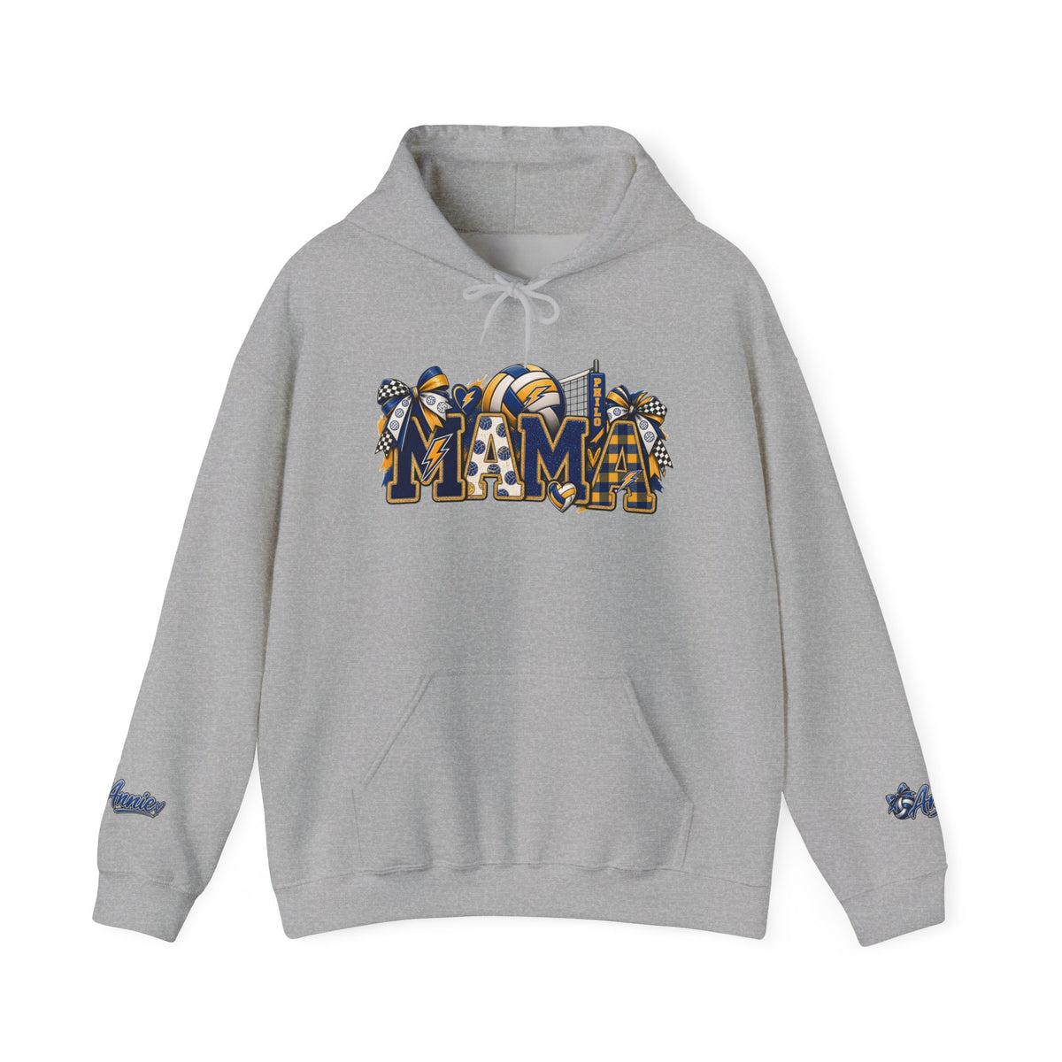 Mama Graphic Hoodie — Mama Pullover VOLLEYBALL