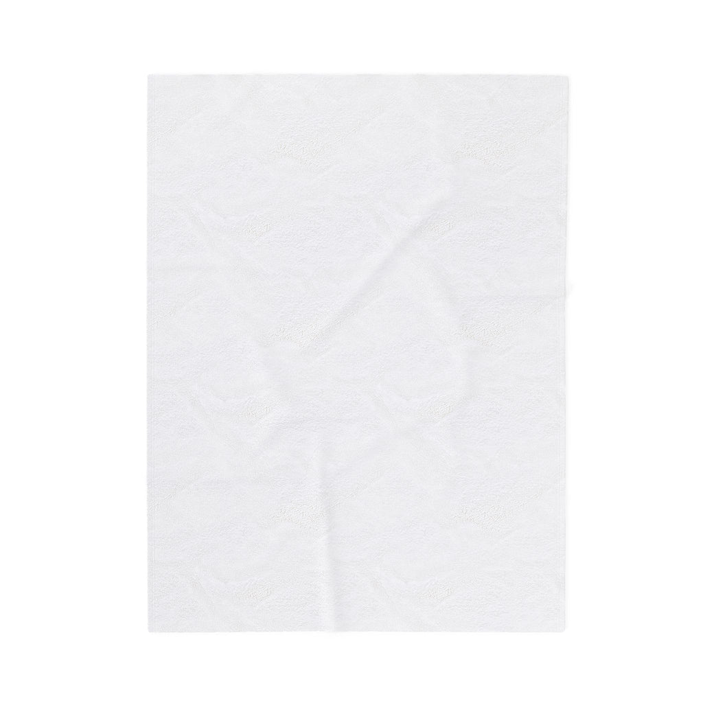 Bow Girl™ Ghost Velveteen Plush Blanket - Purple