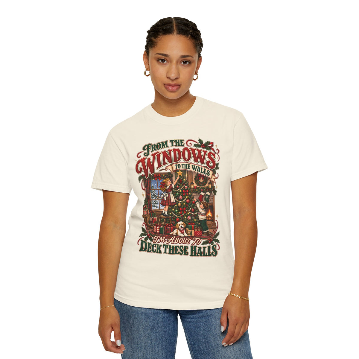 Christmas Deck These Halls Tee
