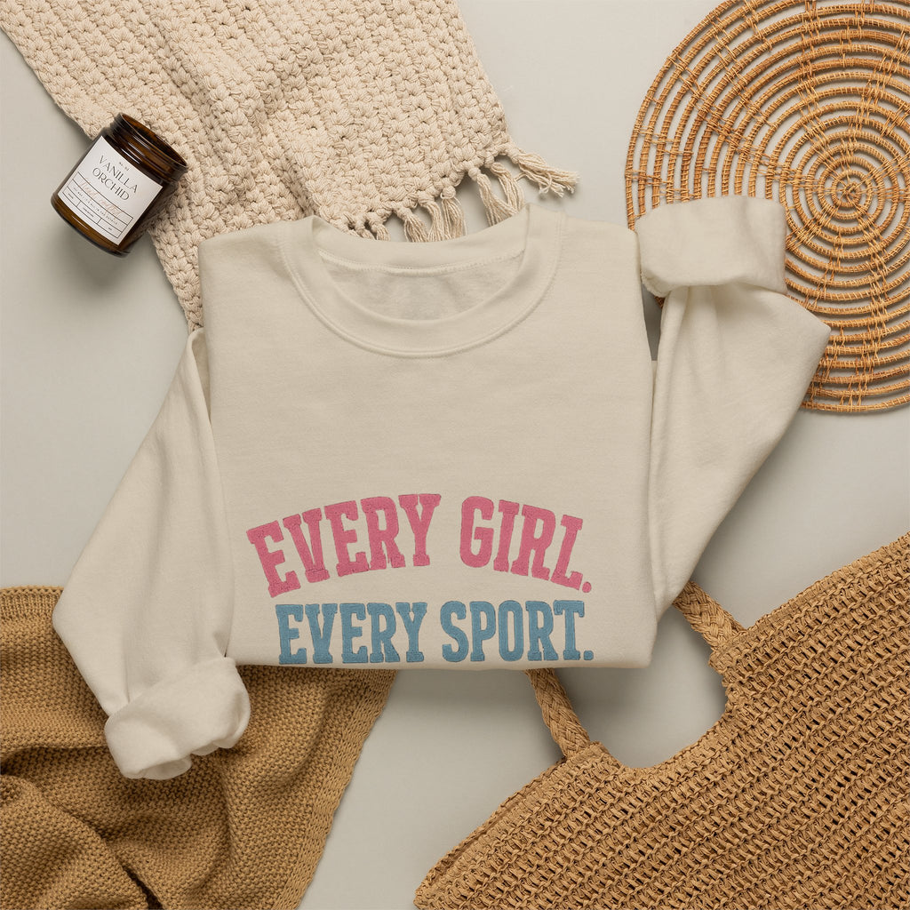 Stand Together™ Unisex Crewneck Sweatshirt | Every Girl. Every Sport. Every Opportunity.