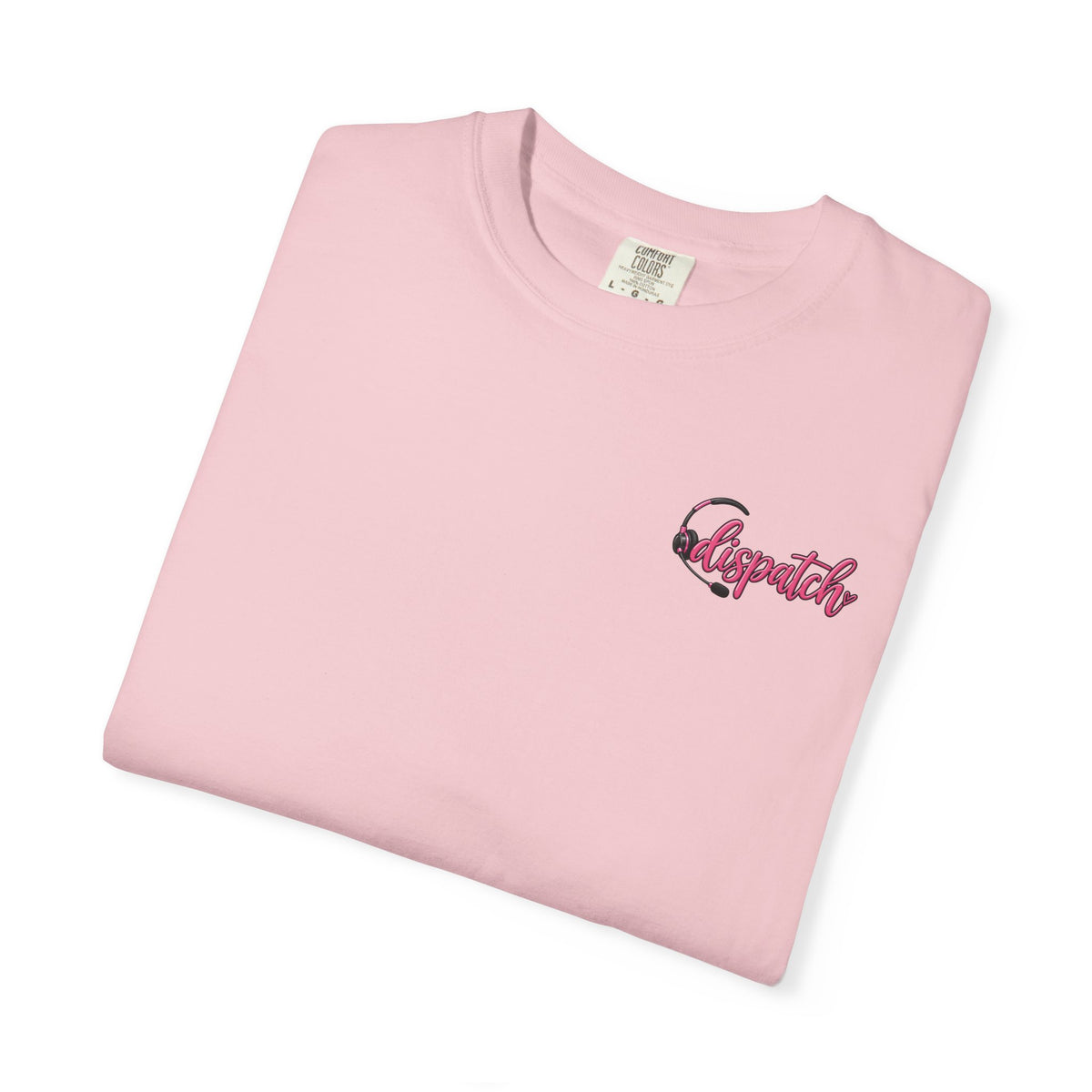 911 Dispatch Pink Ribbon T‑Shirt — Breast Cancer Awareness Dispatcher Tee