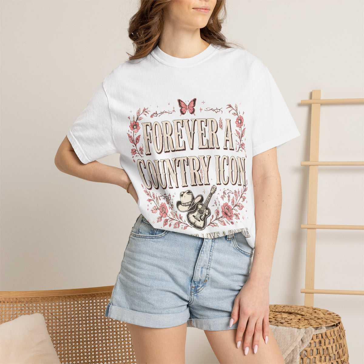 Forever a Country Icon TShirt Tribute Graphic Tee