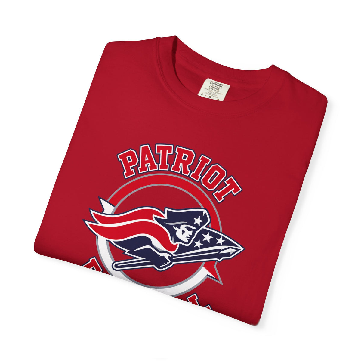 Patriot Football Tee — Vintage American Flag Helmet Crewneck