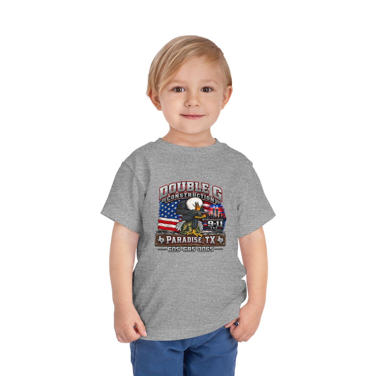 Double G Construction 9 11 Tribute Toddler Tee