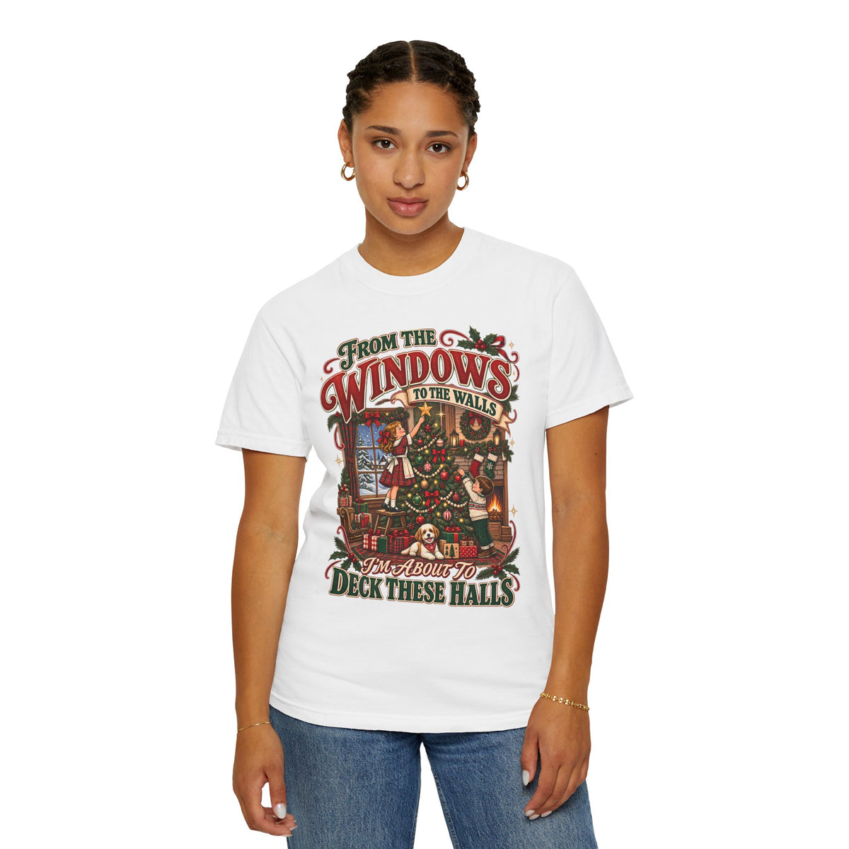 Christmas Deck These Halls Tee