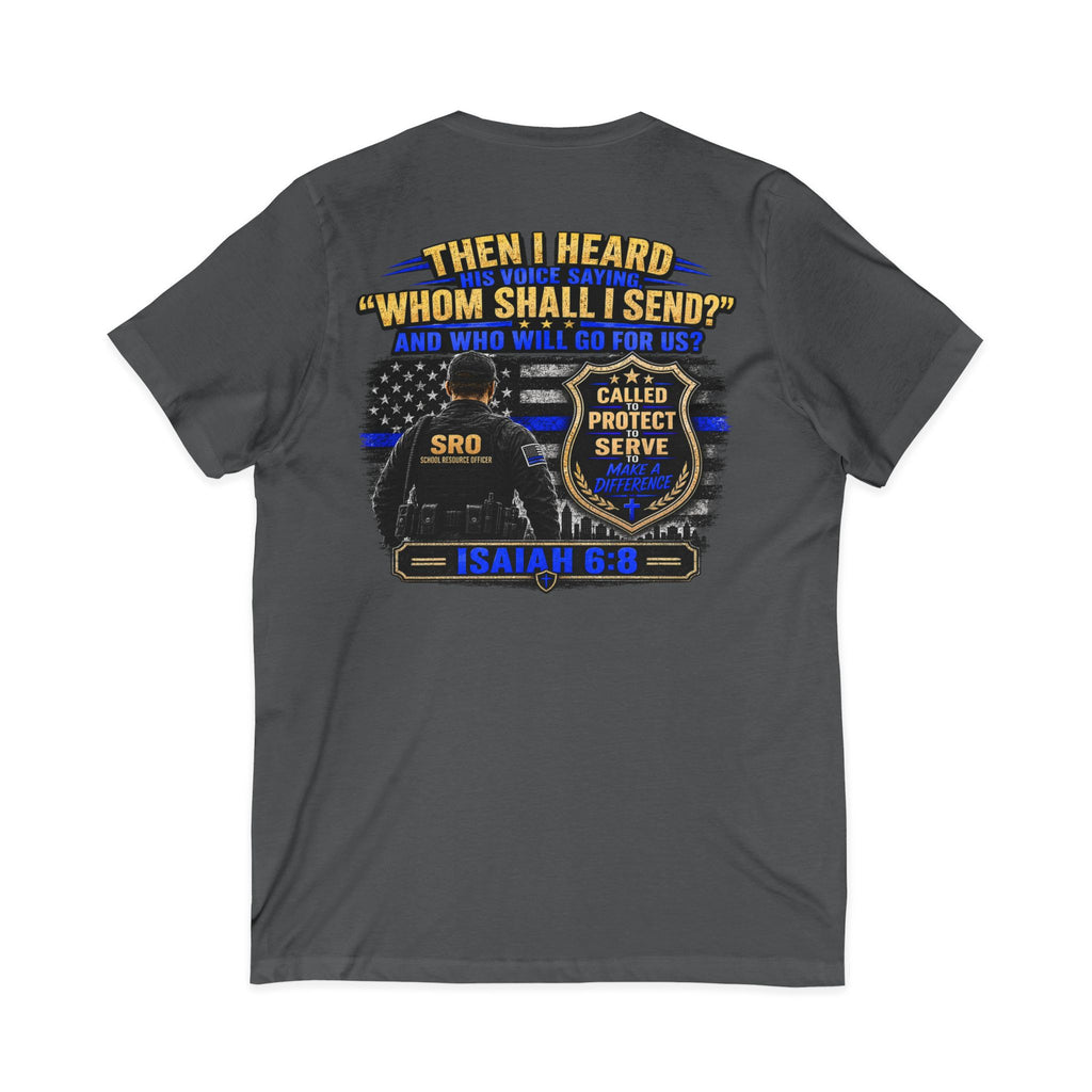 SPOUSE SRO V-Neck Tee — "Called to Protect"