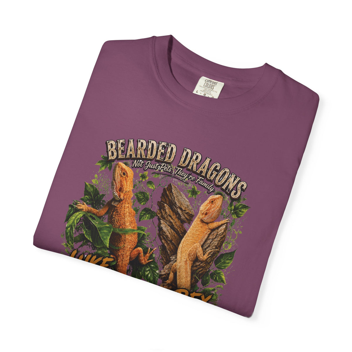 Bearded Dragons Illustration TShirt Luke Rex Reptile Lover Tee