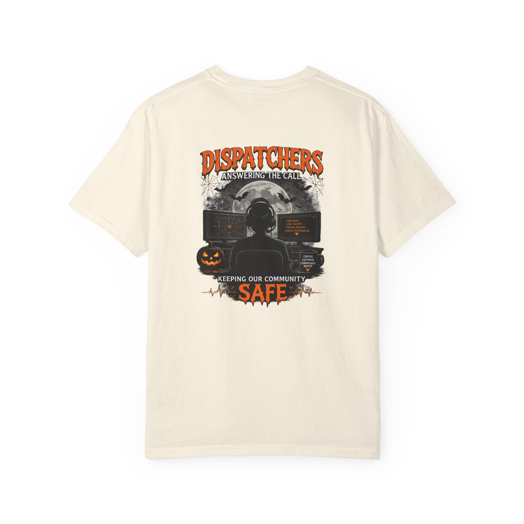 Dispatchers Halloween T-Shirt — "Answering the Call" Emergency Dispatcher Tee