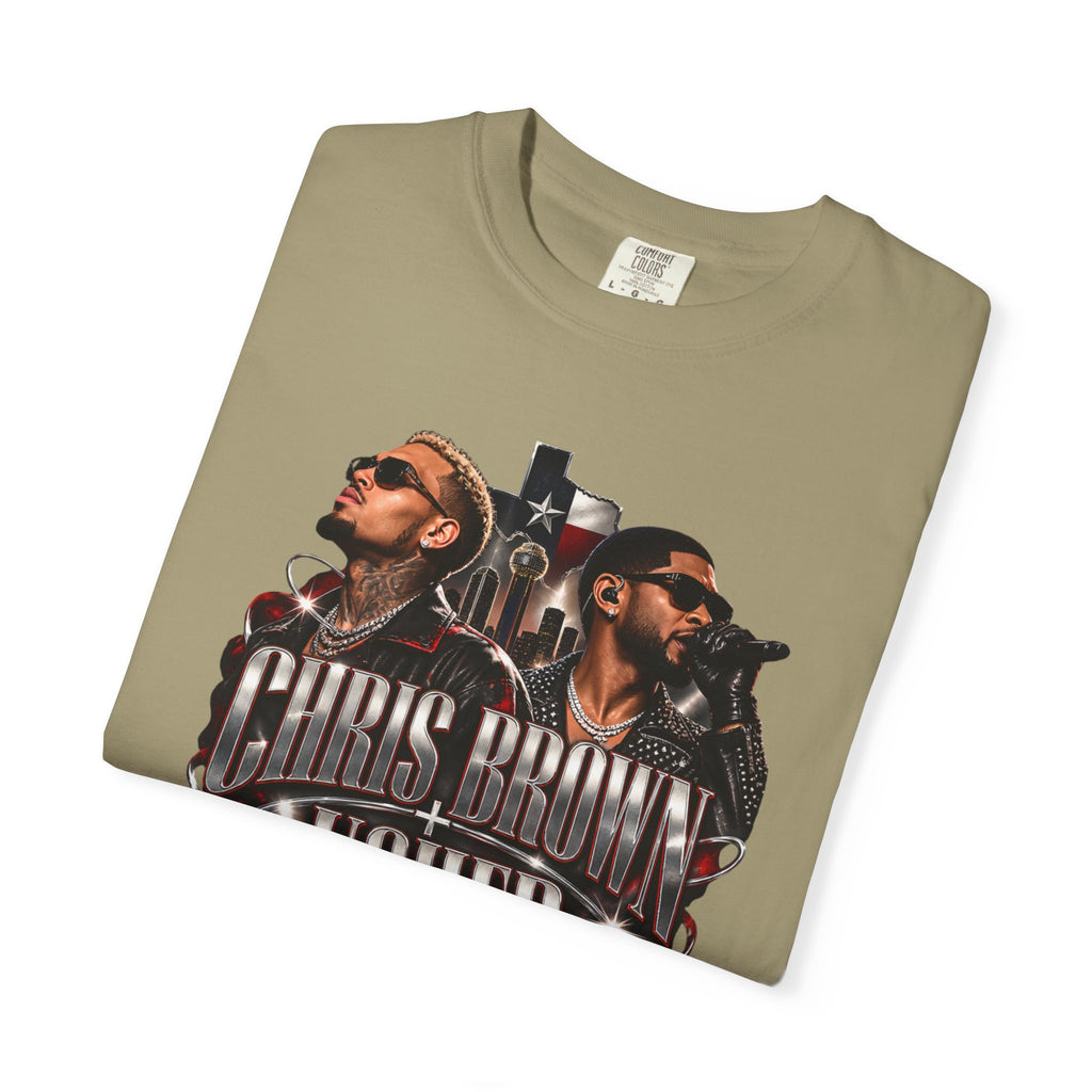 Chris Brown & Usher Concert Tee — Retro R&B Graphic T-Shirt