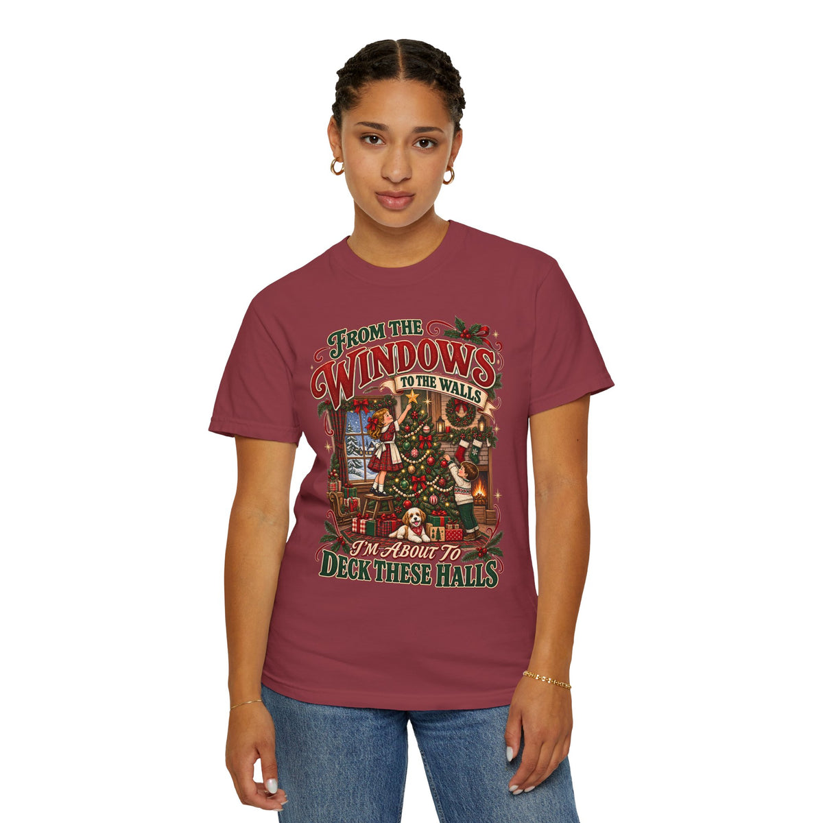 Christmas Deck These Halls Tee