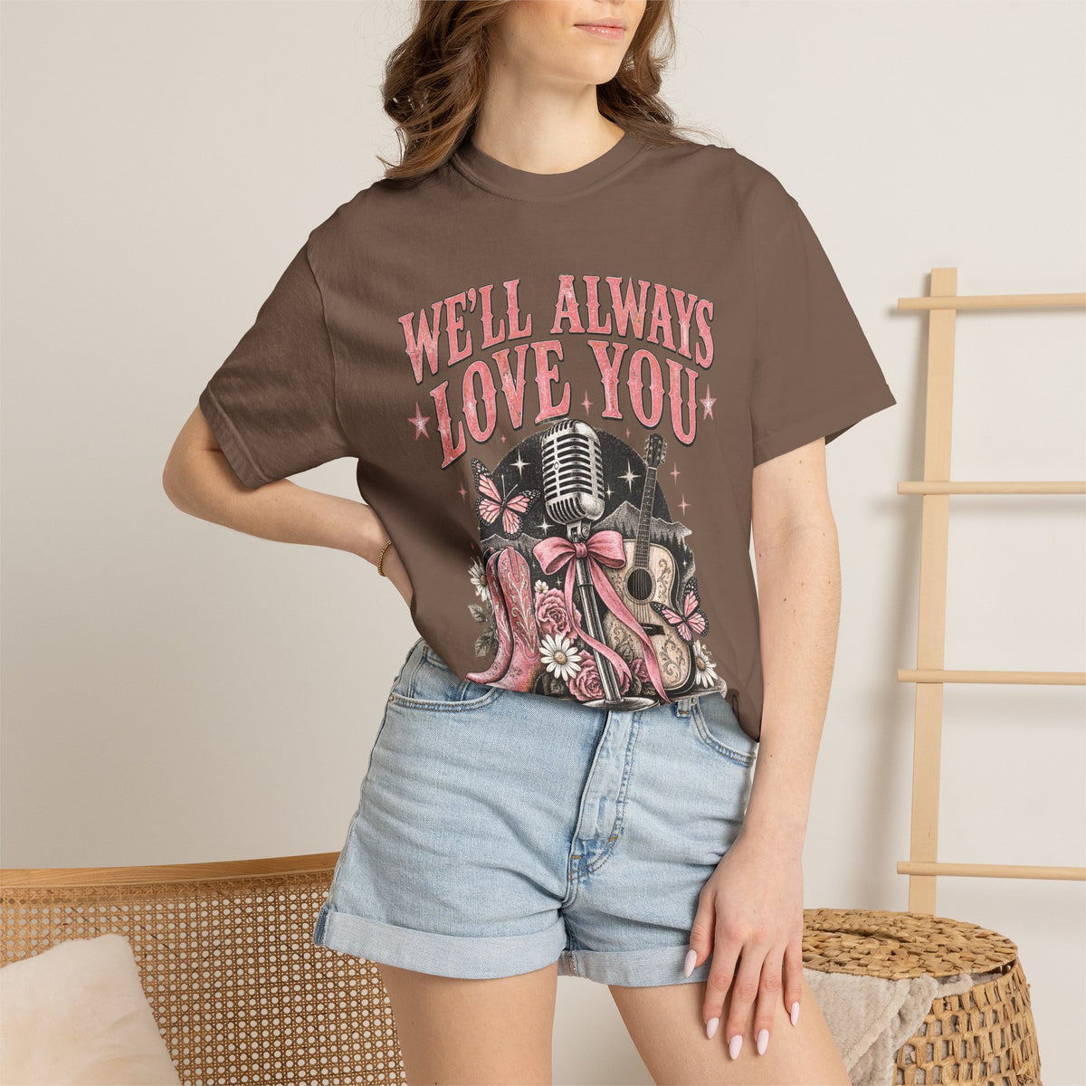 We'll Always Love You Country Girl T-Shirt Memorial Dolly