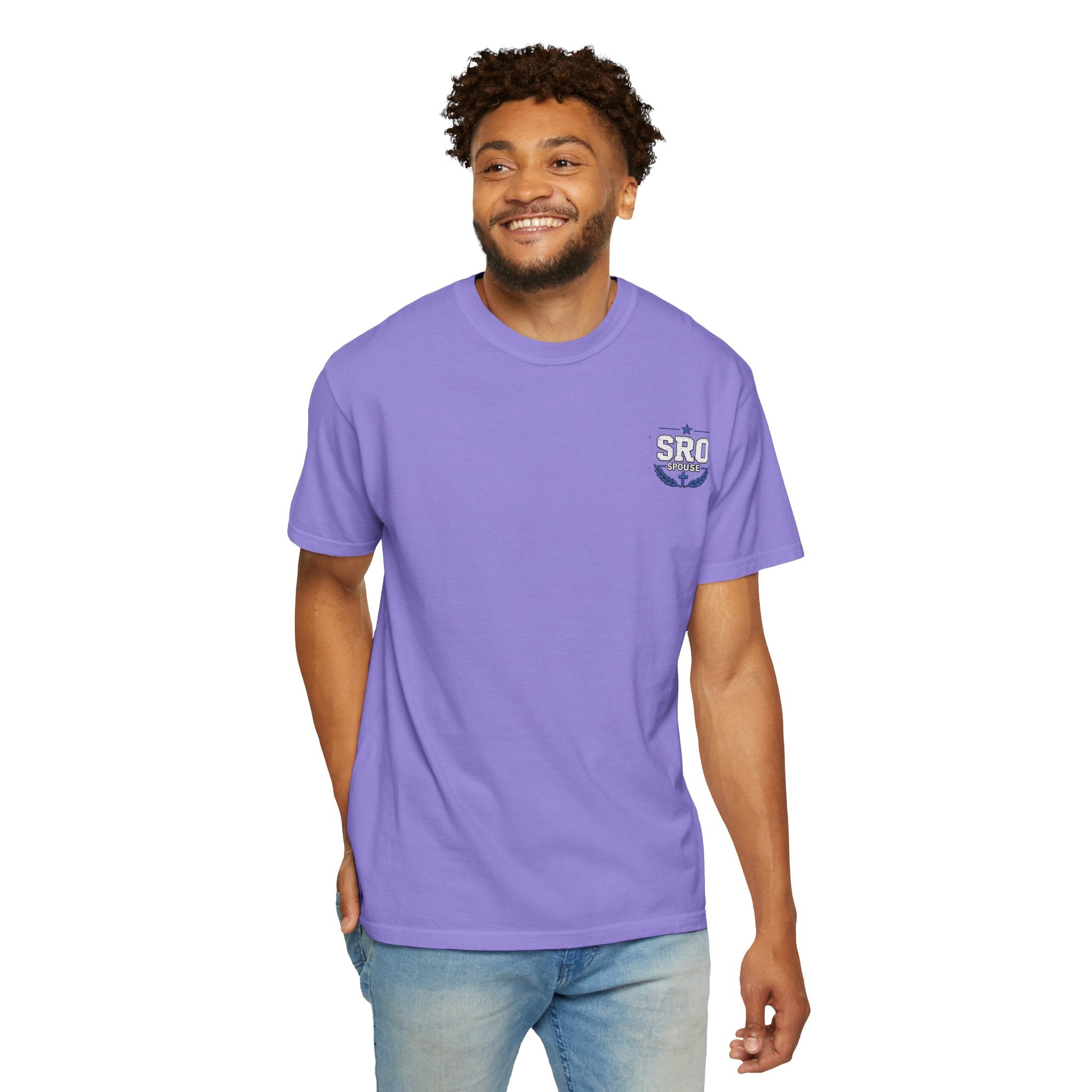 SPOUSE School Resource Officer Tribute T-Shirt — "Then I Heard His Voice Saying: Whom Shall I Send?"