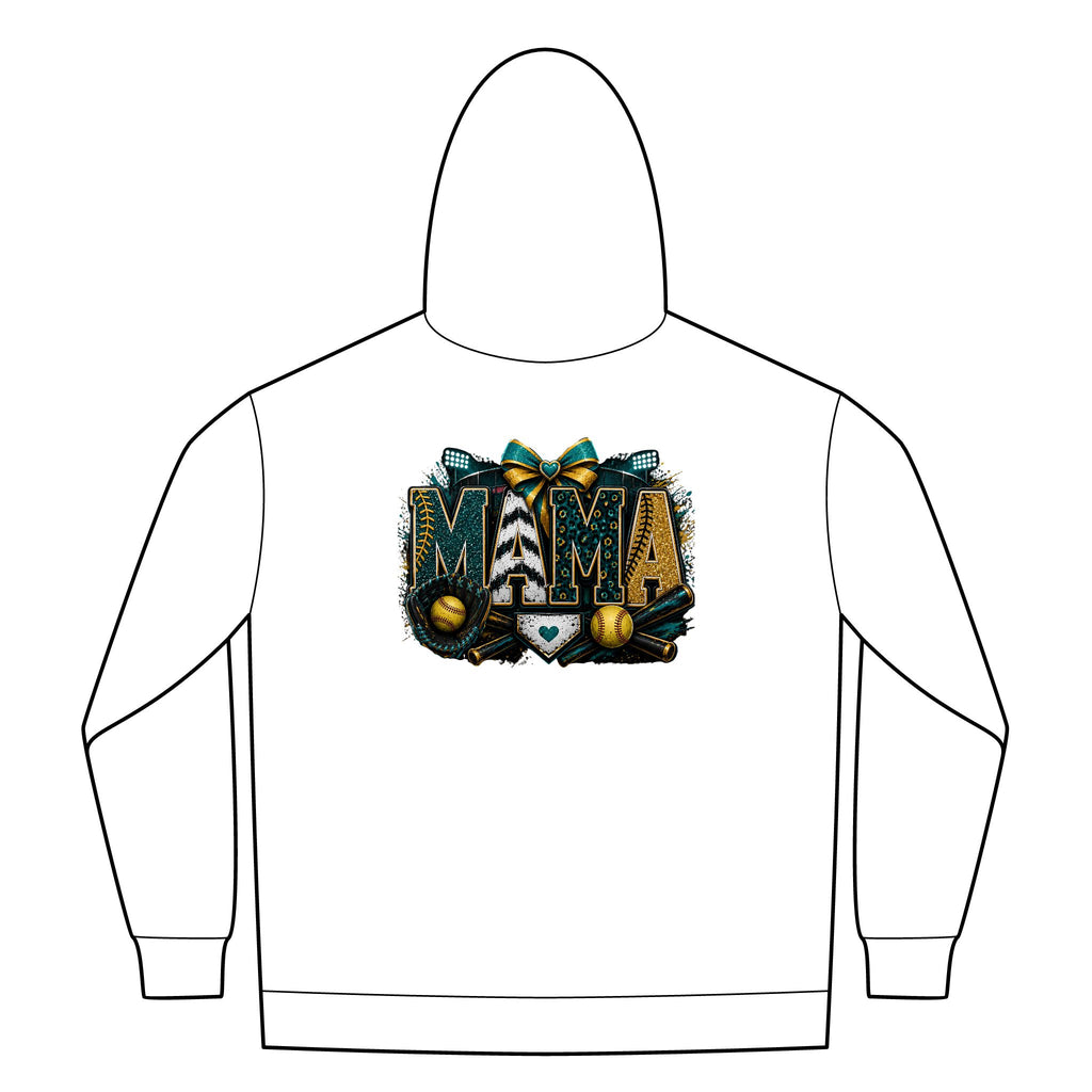 Softball Mom Womens FullZip Hoodie