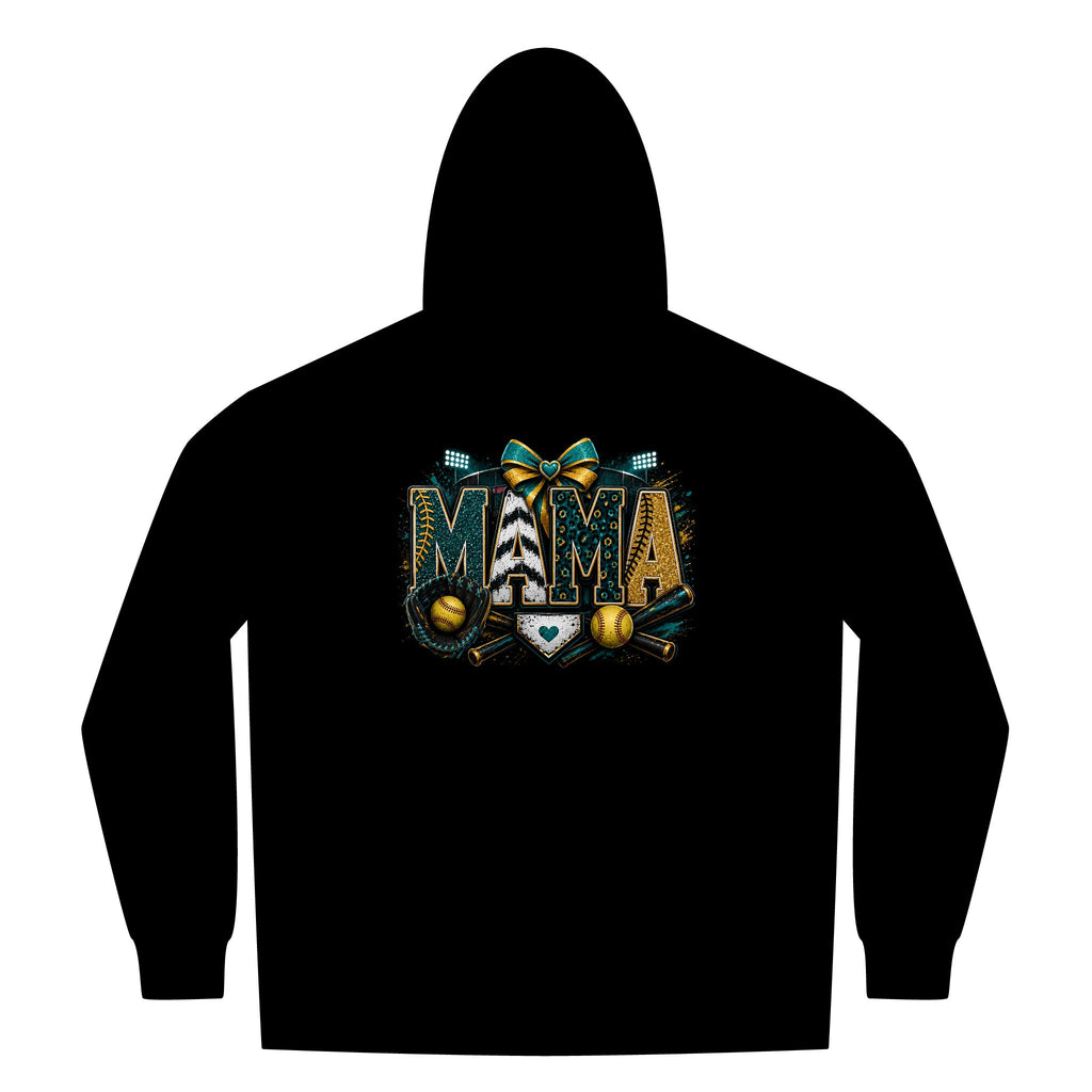 Softball Mom Womens FullZip Hoodie