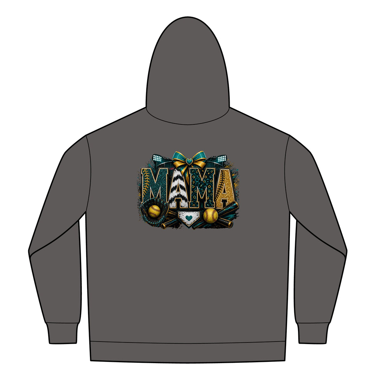 Softball Mom Womens FullZip Hoodie