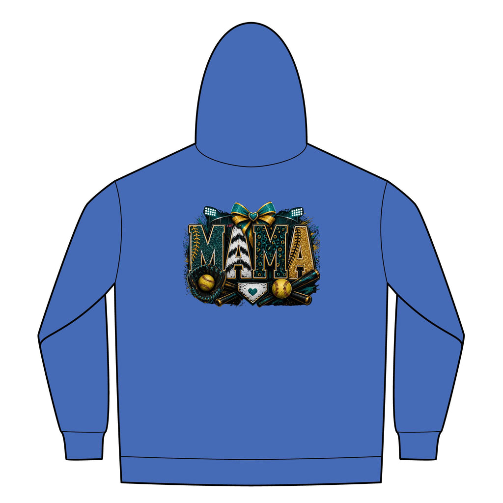 Softball Mom Womens FullZip Hoodie