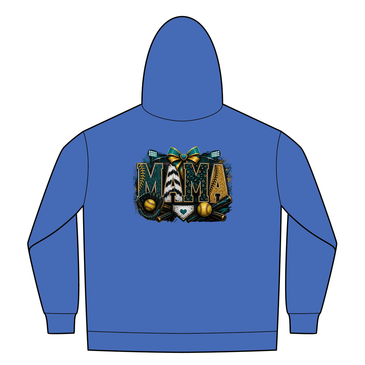 Softball Mom Womens FullZip Hoodie