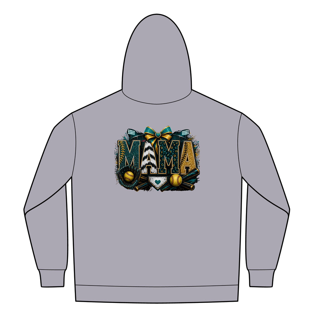 Softball Mom Womens FullZip Hoodie