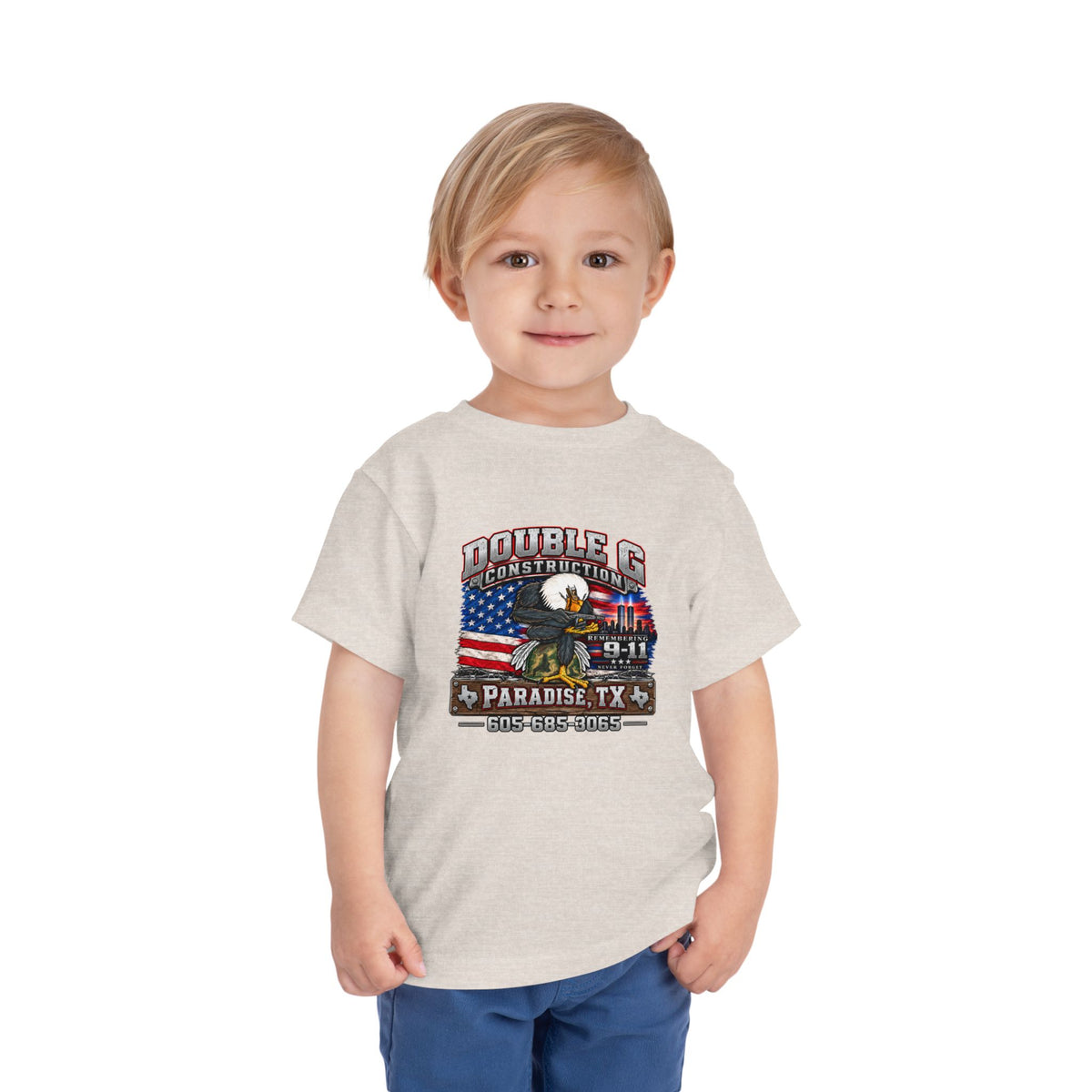 Double G Construction 9 11 Tribute Toddler Tee