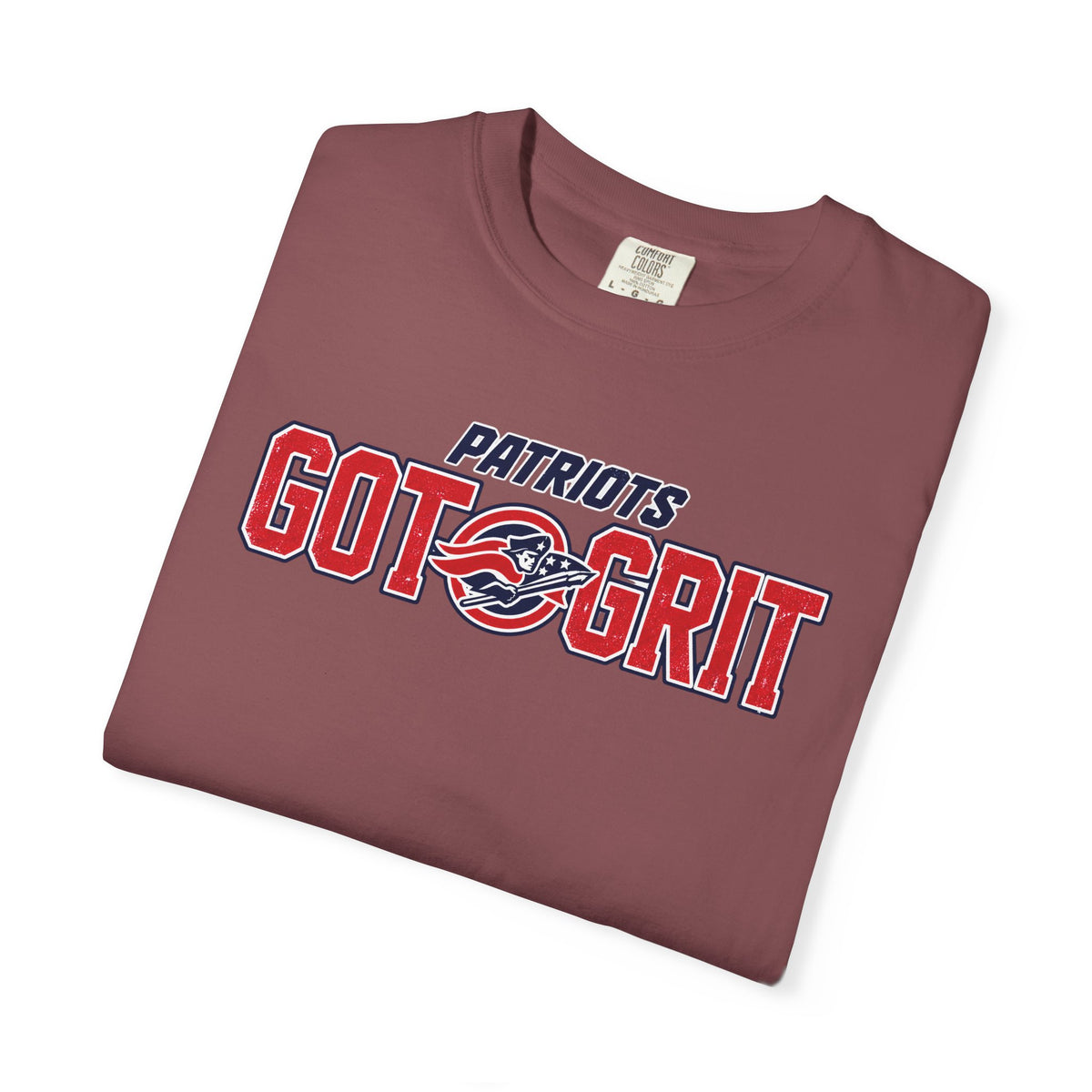 Patriots Got Grit TShirt Grit Acronym Back Graphic