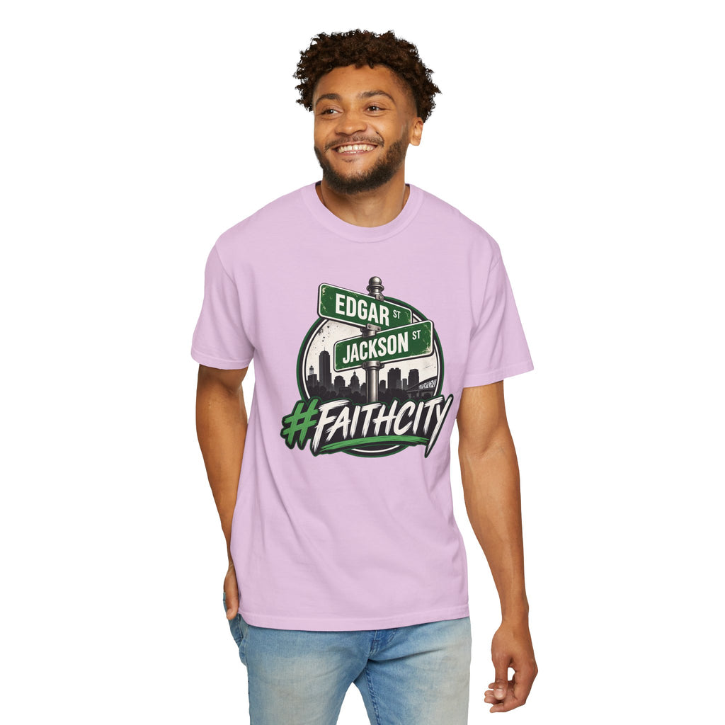 FaithCity Edgar Jackson Street Sign Skyline Tee