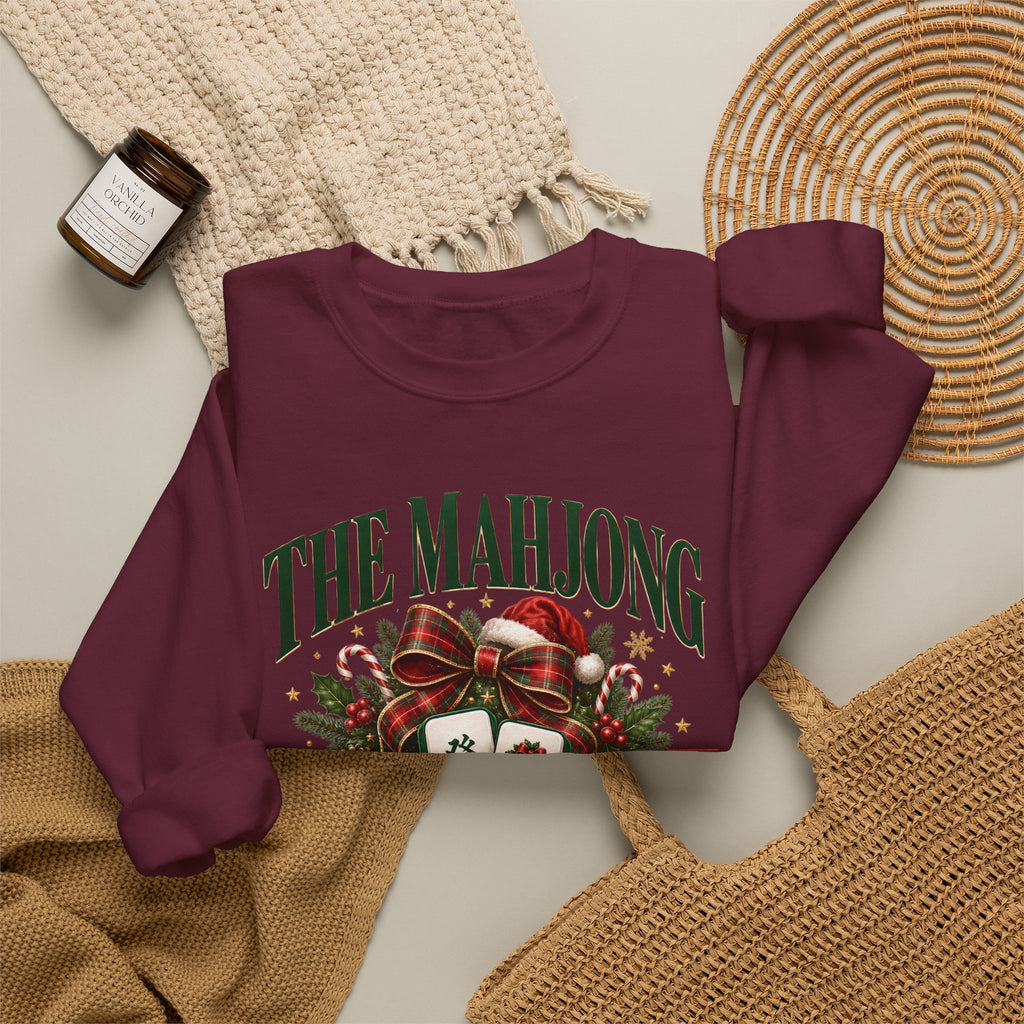 Mahjong Social Club Crewneck - CHRISTMAS