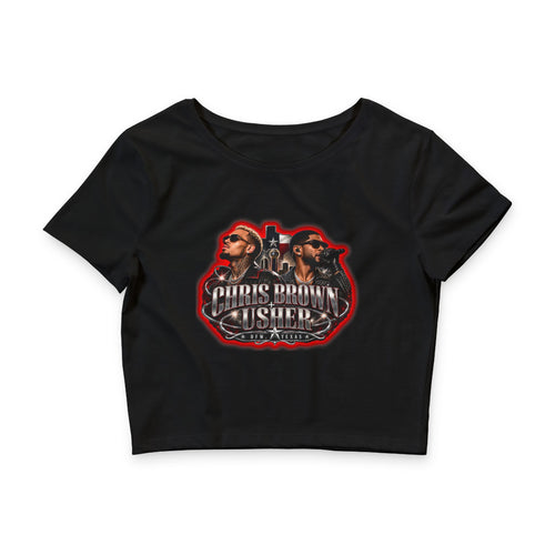 Chris Brown/Usher Women’s Poly-Cotton Crop Tee