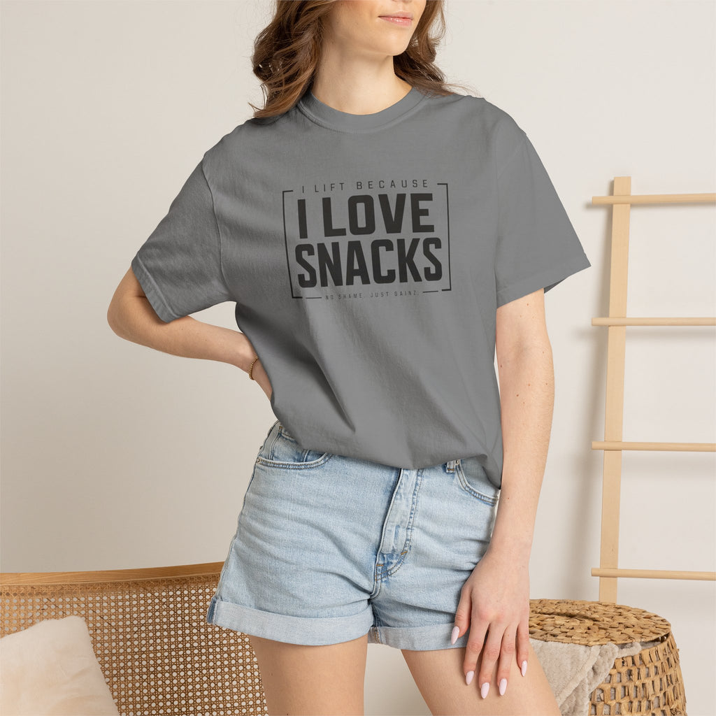 I Lift Because I Love Snacks TShirt