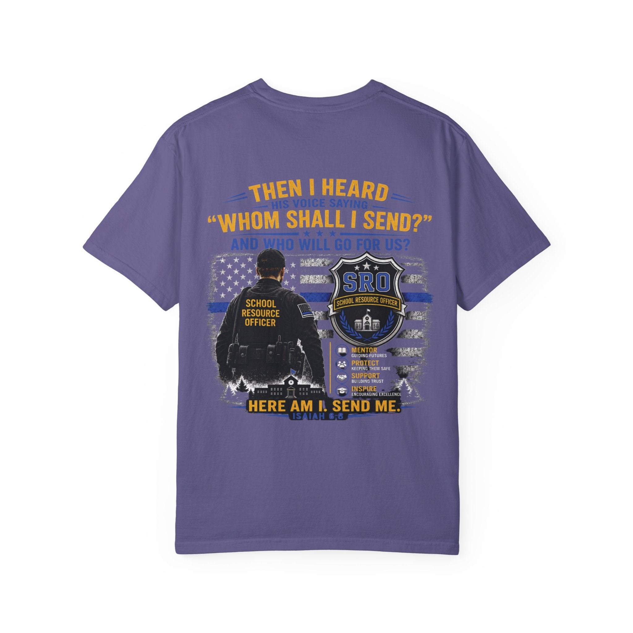 SPOUSE School Resource Officer Tribute T-Shirt — "Mentor etc"