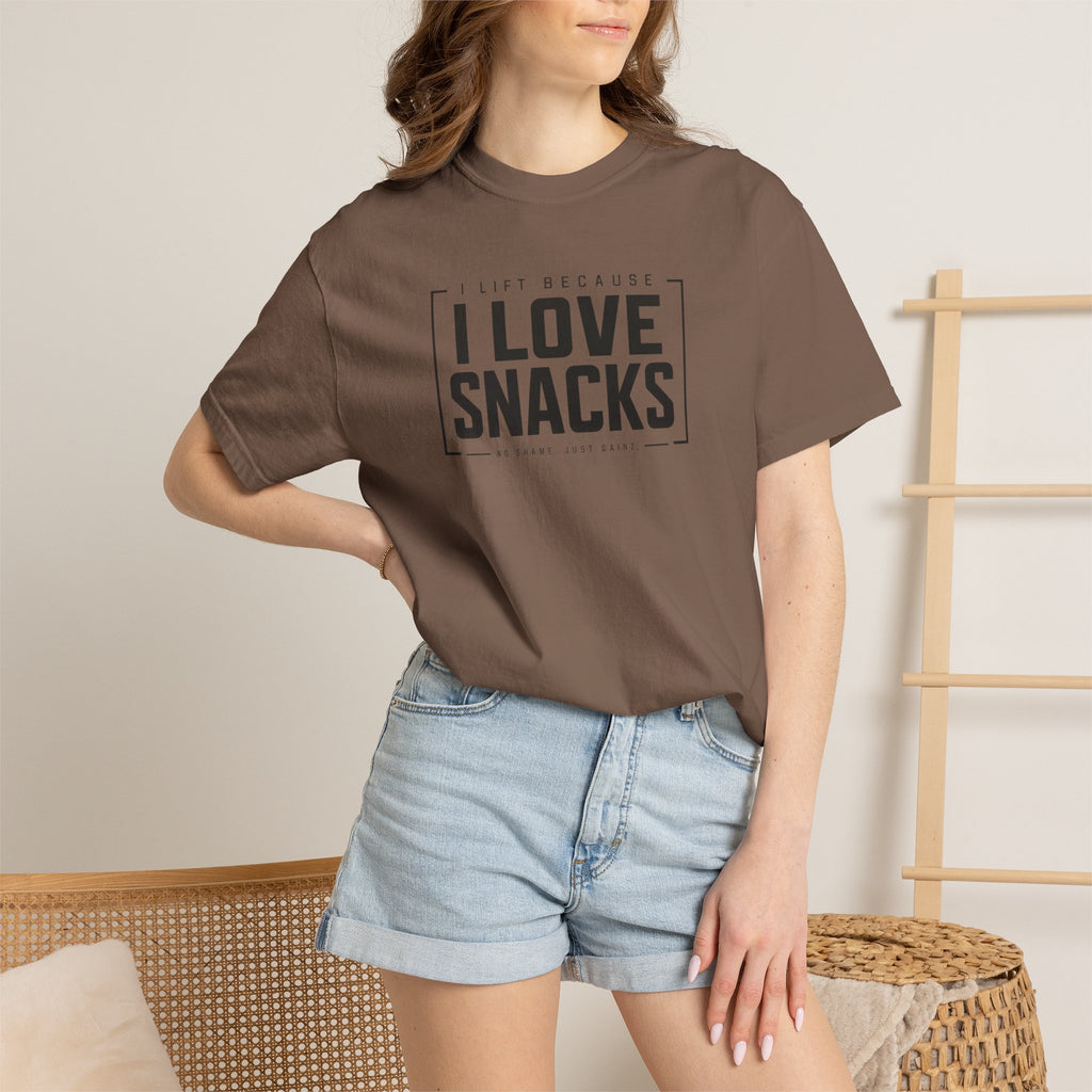 I Lift Because I Love Snacks TShirt