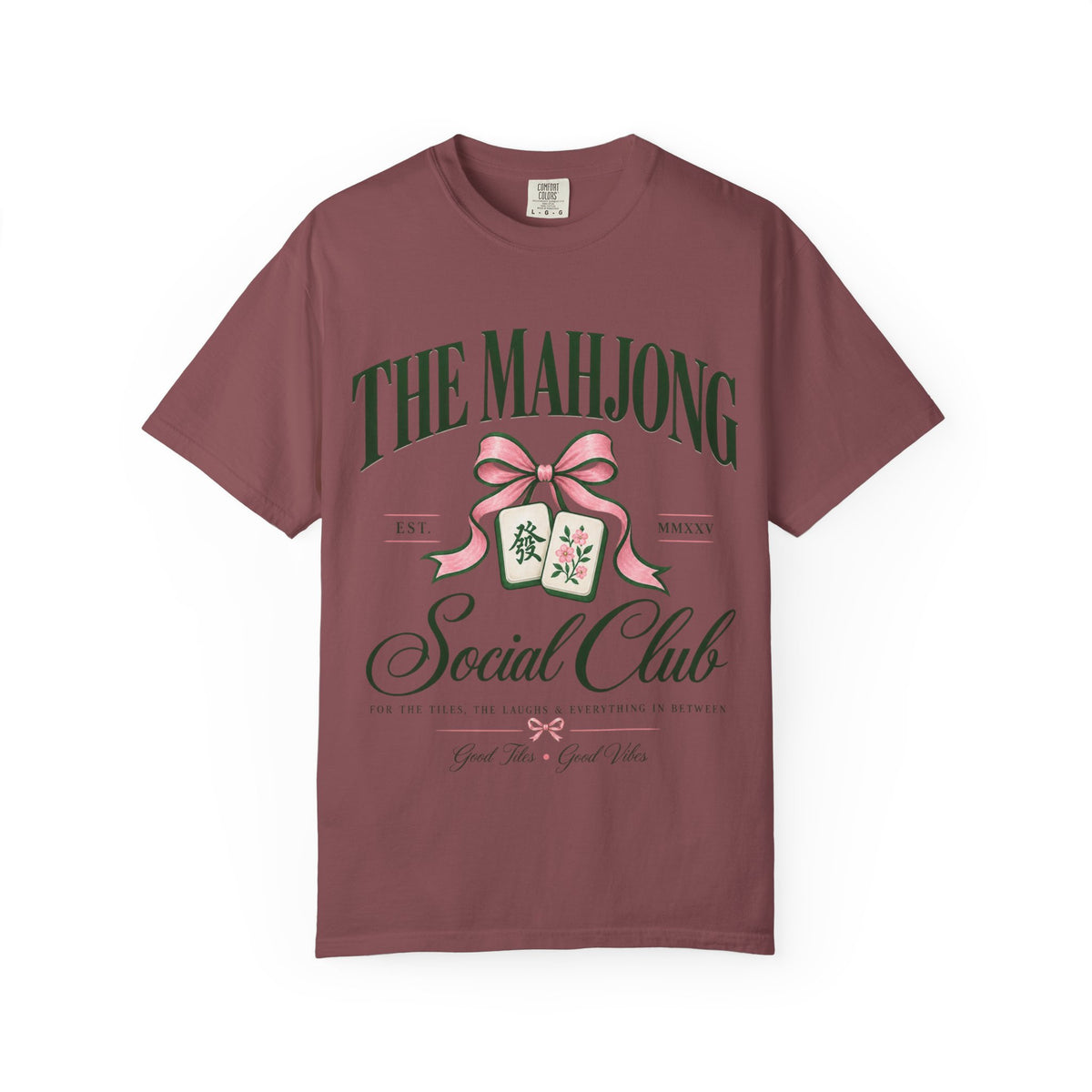 Mahjong Social Club T-Shirt — Vintage Mahjong Tiles Graphic LIMITED