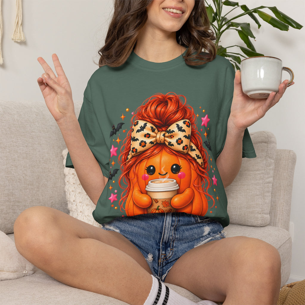 Pumpkin Spice T-Shirt – Cute Fall Coffee Graphic Tee