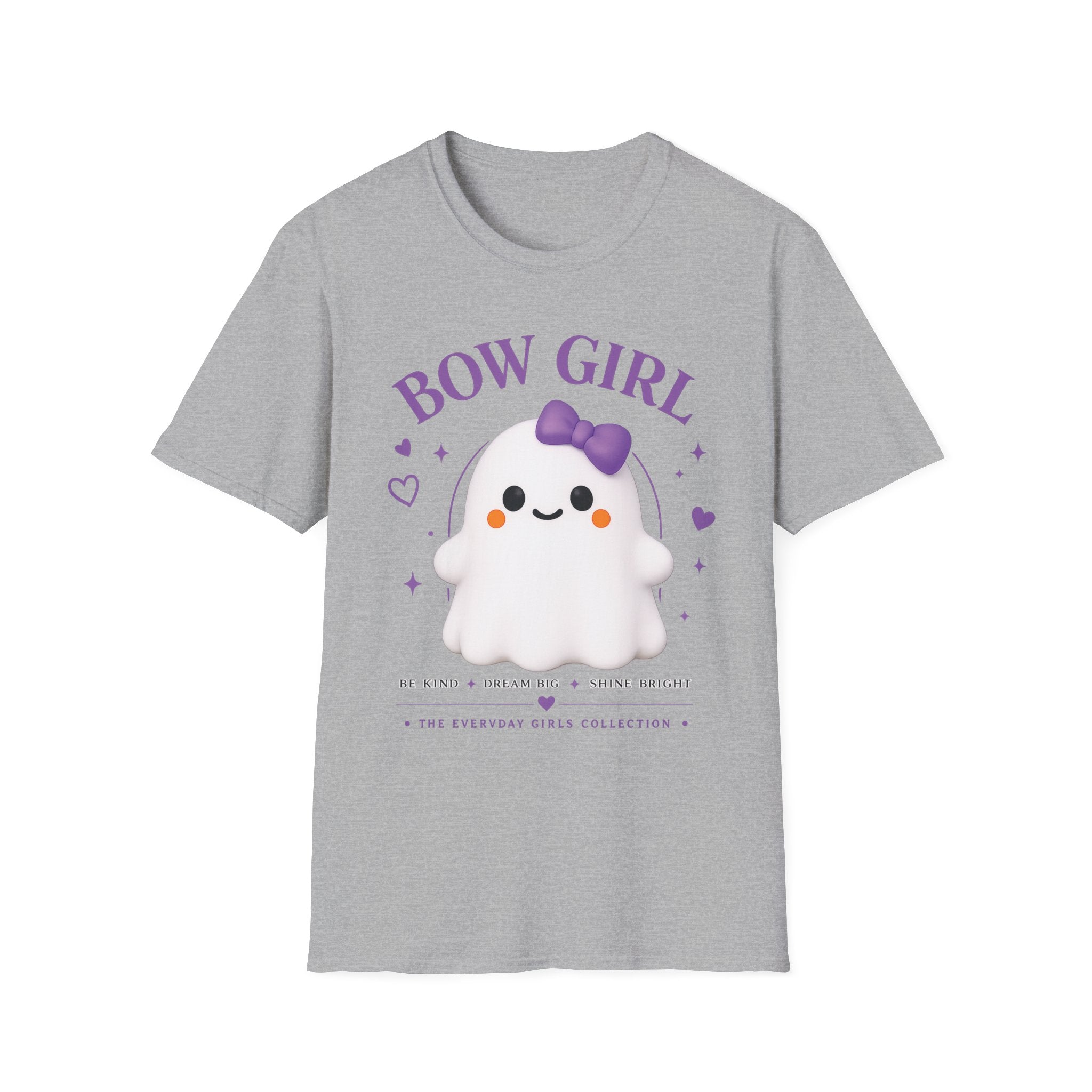 Bow Girl™ Ghost T-Shirt — Cute Kawaii Bow Puppy Tee