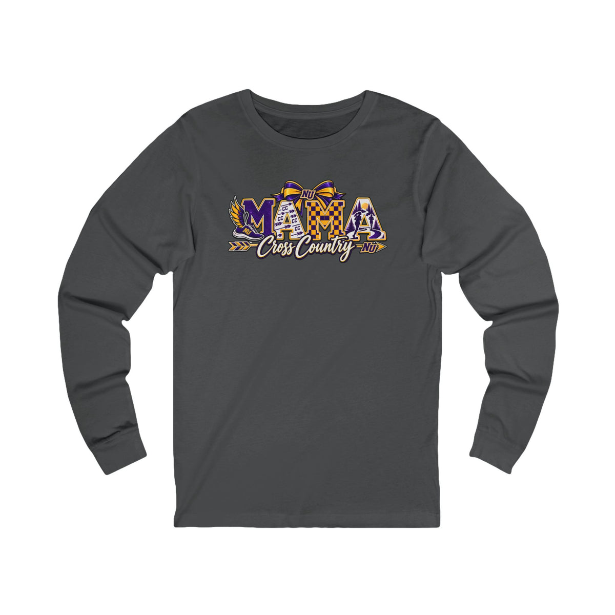 Mama Crew Long Sleeve Tee Mama Graphic