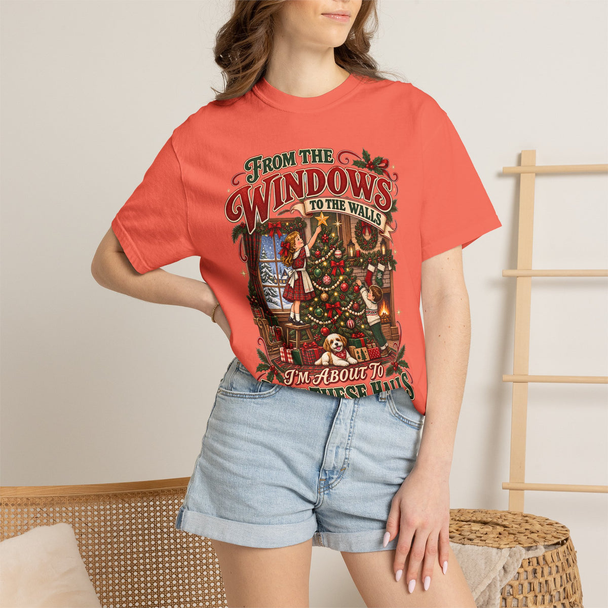 Christmas Deck These Halls Tee