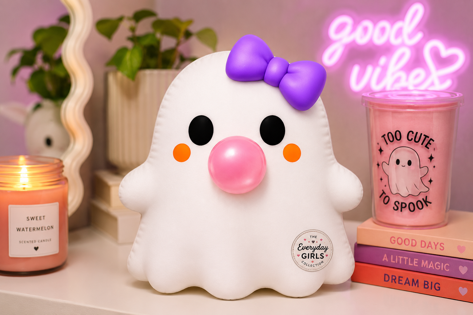 Ghost Girls Shaped Pillow | The Everyday Girls Collection