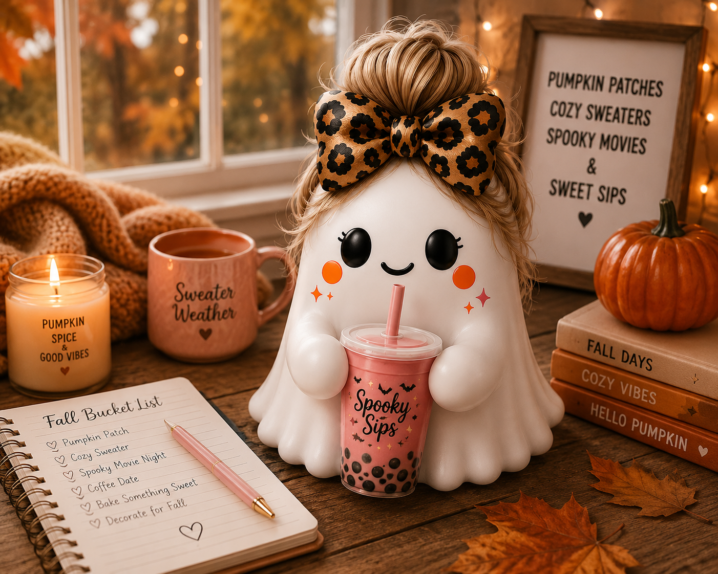 Ghost Girls Shaped Pillow | The Everyday Girls Collection
