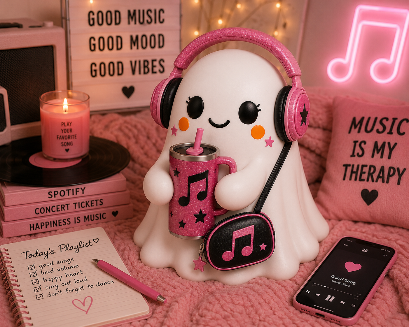 Ghost Girls Shaped Pillow | The Everyday Girls Collection