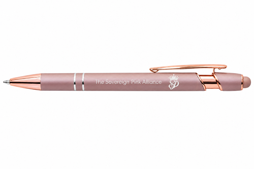 Custom Sovereign Pink Alliance pens (50 ct)