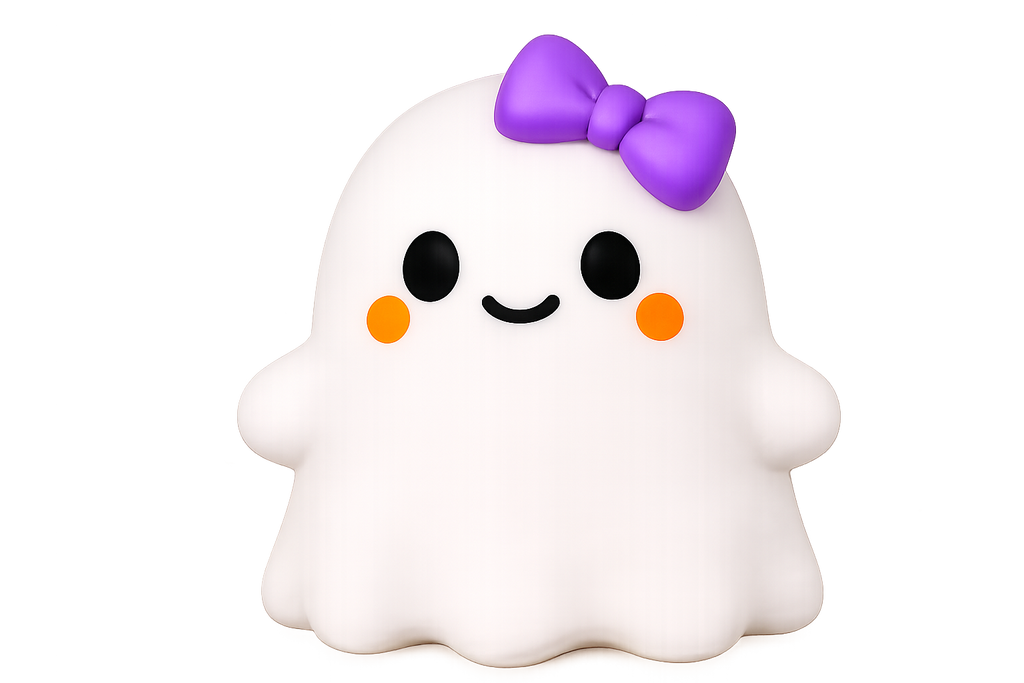 Ghost Girls Shaped Pillow | The Everyday Girls Collection