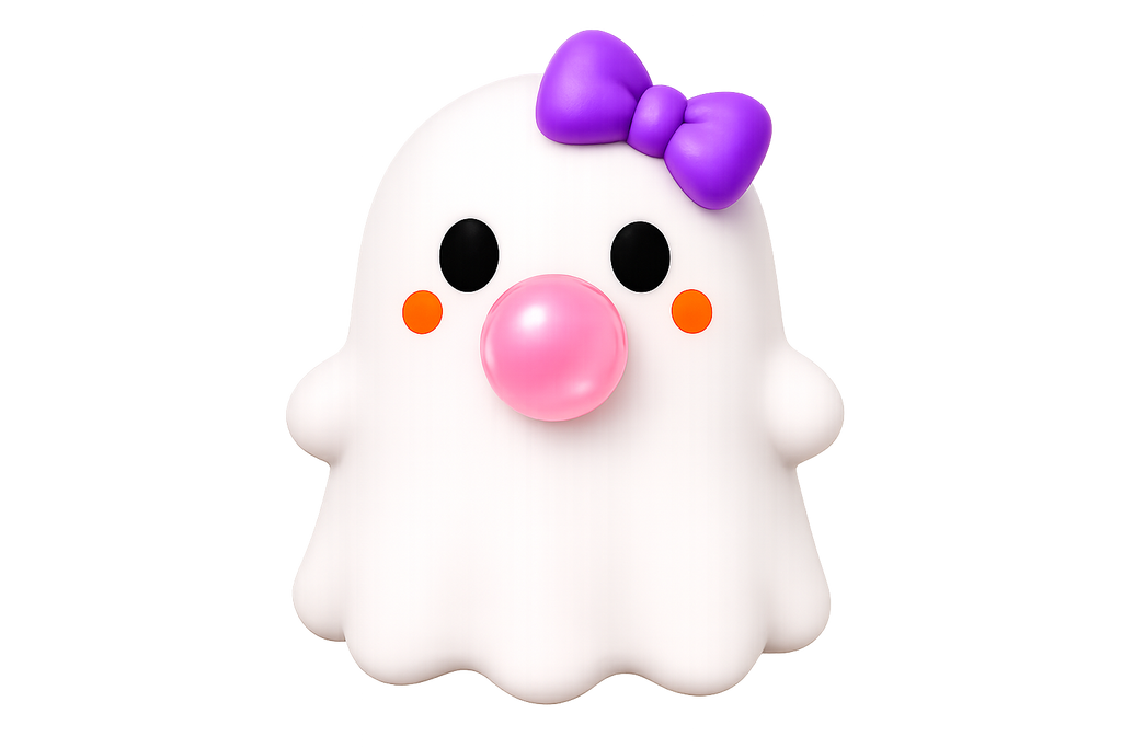 Ghost Girls Shaped Pillow | The Everyday Girls Collection