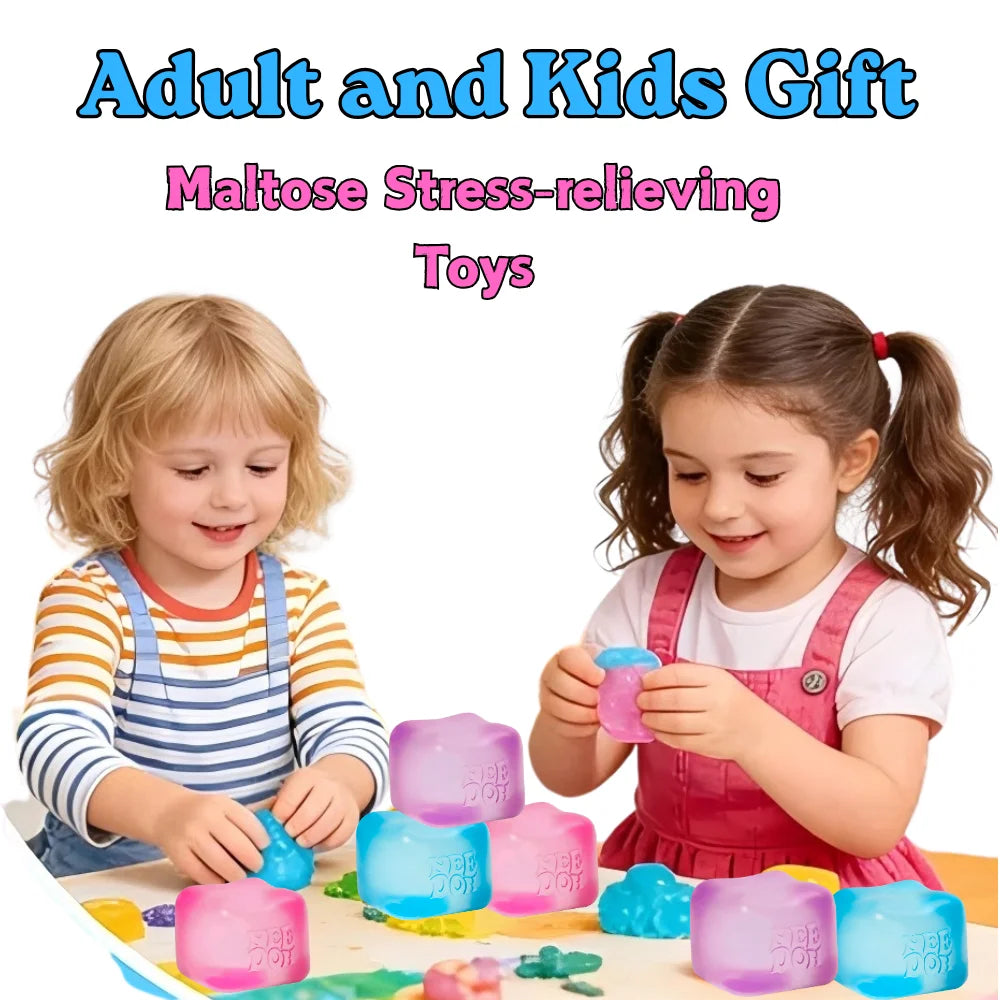 Trending Jelly Squish Duo – Jellyfish & Cube Sensory Fidgets