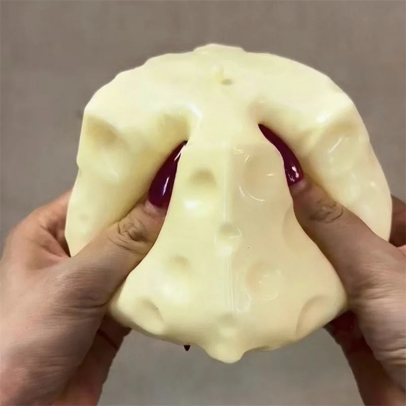 Jumbo Shapeable Cheese Cube Sensory Squish