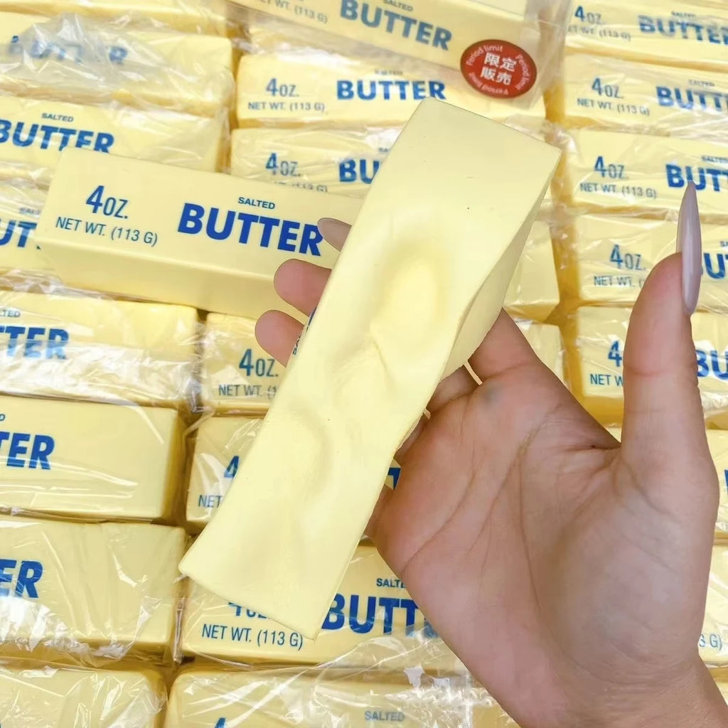 Realistic Butter Stick Slow-Rise Sensory Squishy