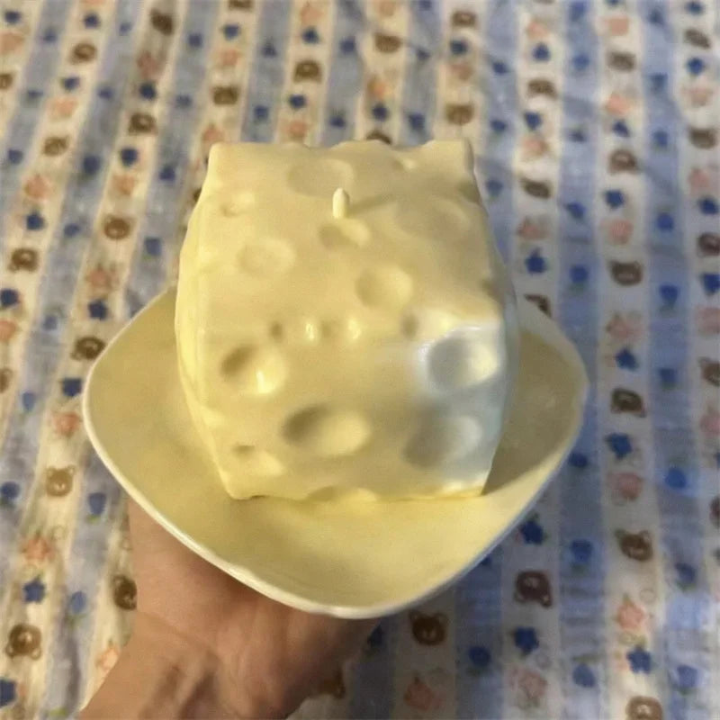 Jumbo Shapeable Cheese Cube Sensory Squish