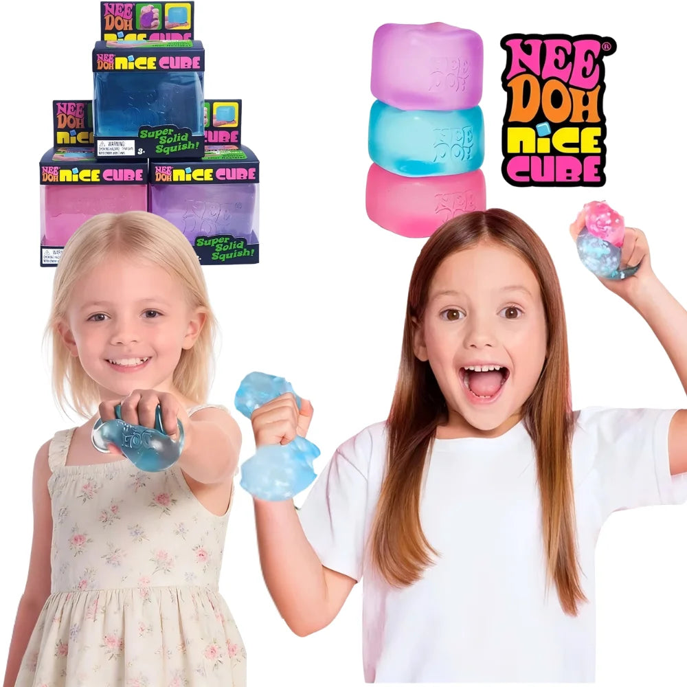 Trending Jelly Squish Duo – Jellyfish & Cube Sensory Fidgets