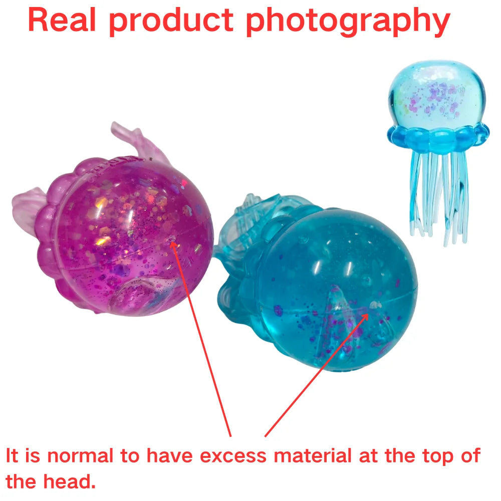 Trending Jelly Squish Duo – Jellyfish & Cube Sensory Fidgets