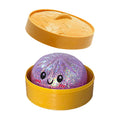 ColorfulGlitter Dumpling Glitter Dumpling Squishy with Box Dumplings Sensory Squeeze Toy for Stress Relief Toys